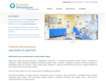 Tablet Screenshot of dentystamadej.pl